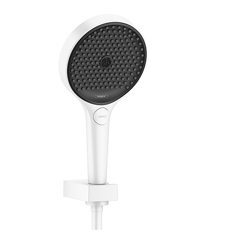 Hansgrohe HG Rainfinity Душевой набор (ручной душ 130мм, 3jet, держатель, шланг 1600мм), цвет: белый матовый, 26852700