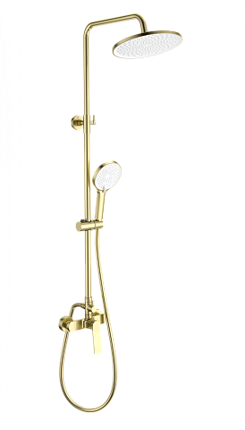 Душевая система WONZON & WOGHAND, Брашированное золото WW-B3200-BG