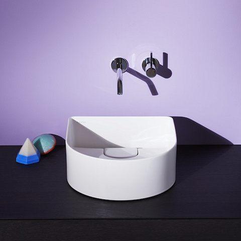 Laufen Sonar Раковина 340x340х130мм без перелива, без отв. под смеситель, цвет: белый (последние 4 шт продаем с 4.0541.1/5: 4.0542.1/7: 4.0542.4), 8.1234.0.000.112.1