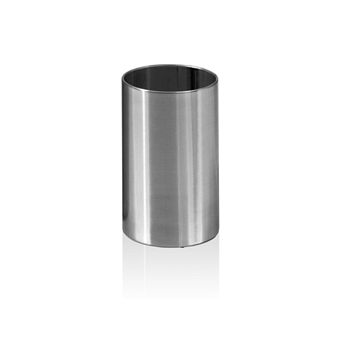 Decor Walther DW 104 Корзина для бумаги 20xh32см, цвет: сталь матовая, 0603576