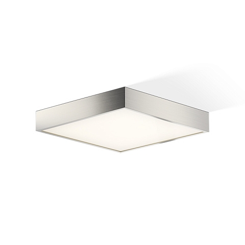 Decor Walther Cut 30 N LED Светильник потолочный 30x30x7см, светодиодный, 1x LED 18.7W, цвет: никель сатинированный, 0218834