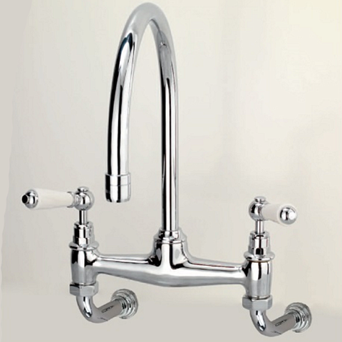 Devon&Devon Devon Heritage Смеситель для кухни настенный, цвет хром, MARF615CR