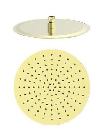 Верхний душ WONZON & WOGHAND, Брашированное золото WW-88DP04-BG