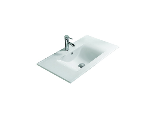 Раковина керамическая (врезная сверху) SantiLine SL-2110(60)