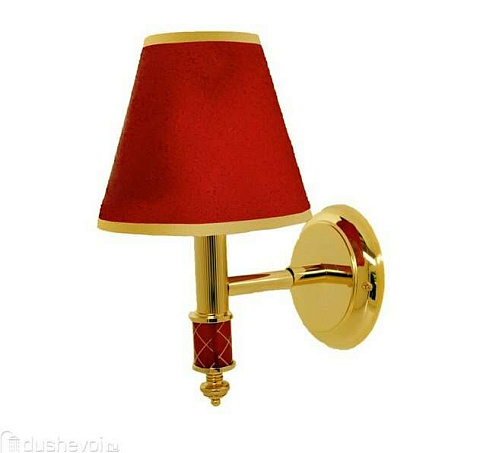 Бра BOHEME MURANO GOLD, рубиновое 765