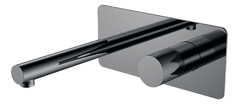 Смеситель Boheme STICK из стены Shine Gun Meta с ручкой TOUCH 125-SGM.2