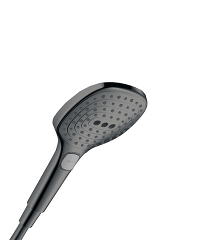 Hansgrohe HG Raindance Select 120 Air Ручной душ, 3jet (RainAir, Rain, WhirlAir), G1/2, цвет: шлифованный черный хром, 26520340