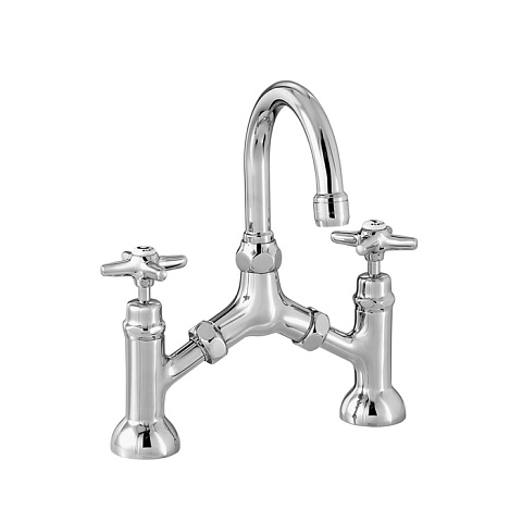 Stella Italica Смеситель для раковины на 2 отверстия 3215, цвет: хром, IT 00001 CR00