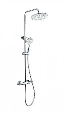 Душевая система с термостатом WONZON & WOGHAND CAPSULE, Хром WW-B3031-A-CR