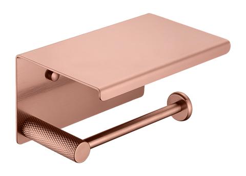 Держатель туалетной бумаги с крышкой Boheme UNO COPPER BRUSHED 10971-CB