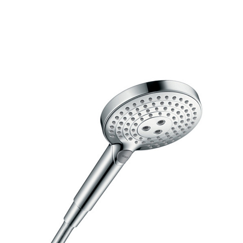 Hansgrohe HG Raindance Select S Ручной душ 120 3jet (Rain, RainAir, Whirl), EcoSmart, цвет: белый/хром, 26531400