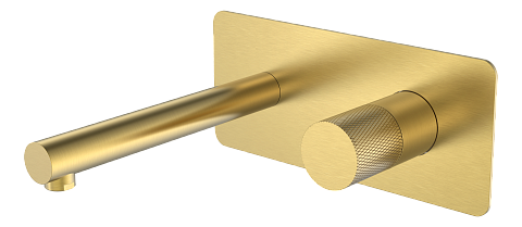 Смеситель Boheme STICK из стены Matt Gold TOUCH GOLD 125-MG.2