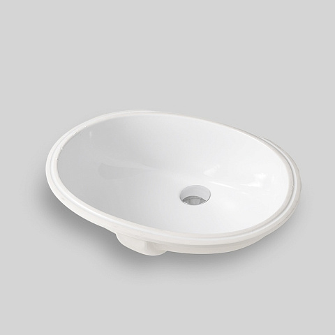 Artceram WASHBASINS DIANA Раковина встраиваемая снизу 57х40 см, без отв под смеситель, без крепежа ACA001, цвет белый., DIL001 01 00