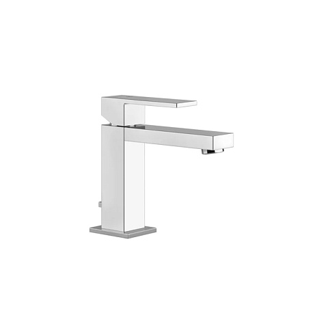 Gessi Rettangolo Смеситель для раковины на 1 отверстие с донным клапаном, цвет: хром, 20001#031