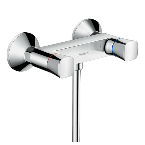 Hansgrohe HG Logis Смеситель для душа, настенный, с 2 ручками, цвет: хром, 71263000