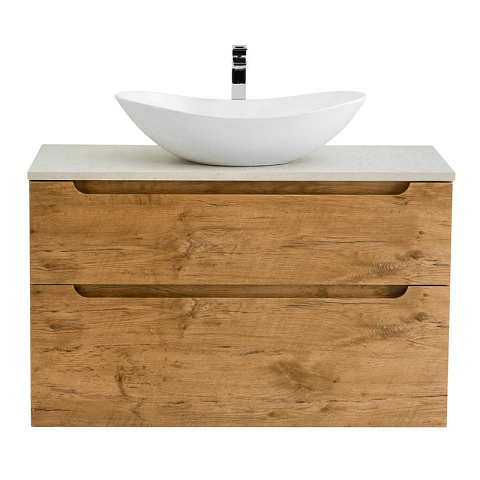 Тумба под раковину BelBagno Etna-H60 100 см, с 2 ящиками, Rovere Nature