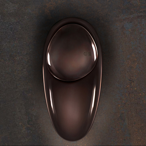 Gessi Equilibrio Смеситель для раковины дизайнерский, на 1 отверстие, без ручки (арт.52002), цвет: медь, 52001#030