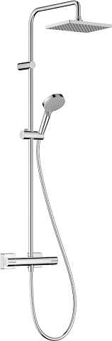 Душевая система Hansgrohe Vernis Shape Showerpipe 230 1jet с термостатом, EcoSmart, хром 26097000