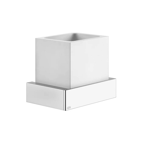 Gessi Rettangolo Стакан подвесной, цвет: хром/белый, 20807#031