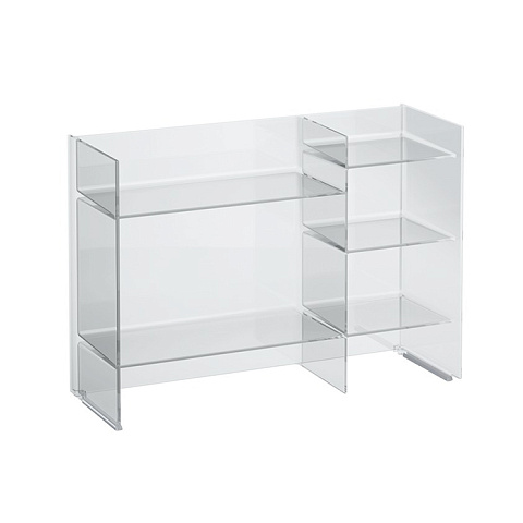 Laufen Kartell Стеллаж, 750х260х530мм, пластик, цвет: дымчато-серый, 3.8933.1.085.000.1