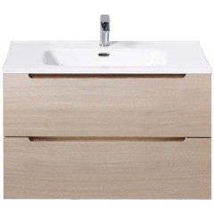 Тумба под раковину BelBagno Etna 80 см, с 2 ящиками, Rovere Grigio