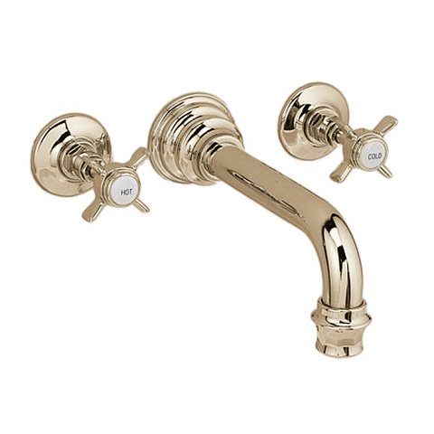 Devon&Devon Devon Heritage Излив для раковины двухвентильный, цвет светлое золото, AQ5905OT