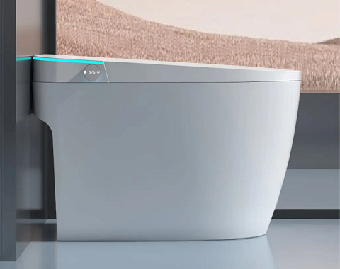 Унитаз напольный Ceruttispa КЬЯРА (CHIARA) Smart CT11167 с дистанционным управлением (680x400x470)