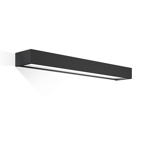 Decor Walther Box 60 N LED Светильник настенный 60x10x5см, светодиодный, 1x LED 32.8W, цвет: черный матовый, 0330860