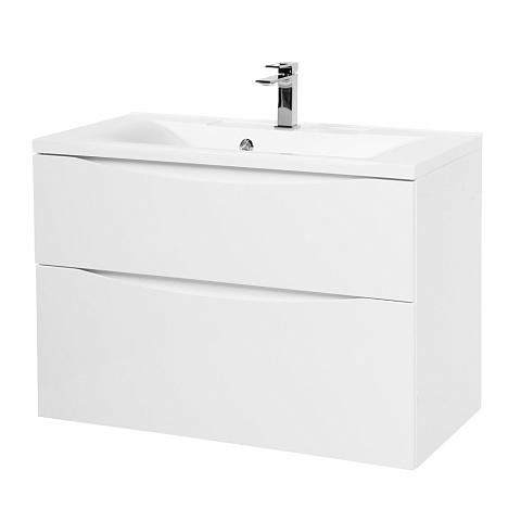 Тумба под раковину BelBagno Marino MARINO-H60-900-2C-SO-BL-P 90 см, Bianco Lucido