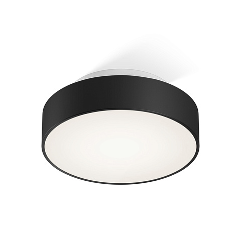 Decor Walther Conect 26 N LED Светильник потолочный 26x8.5см, светодиодный, 1x LED 22W, цвет: черный матовый, 0219160