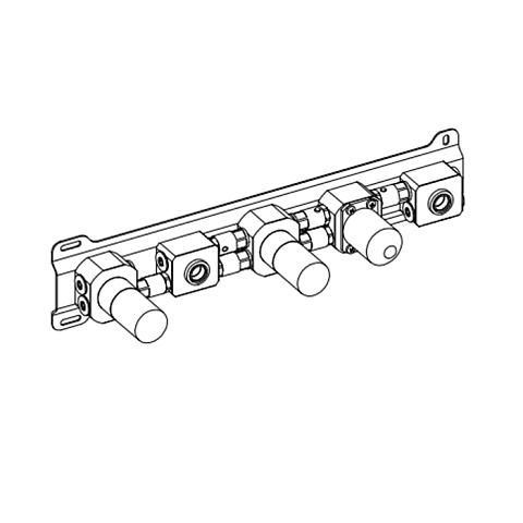 Fantini Внутренняя часть смесителя для ванны, 1/2" (Спеццена из наличия), 47 00 P019A