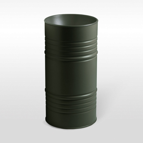 Kerasan Artwork Раковина свободностоящая "BARREL" d 45,H 90 см, без отв под смеситель, слив в стену, цвет: Verde muschio, 474311