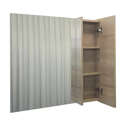 Comforty. Зеркало-шкаф "Тромсе-80" дуб сонома 00004142222