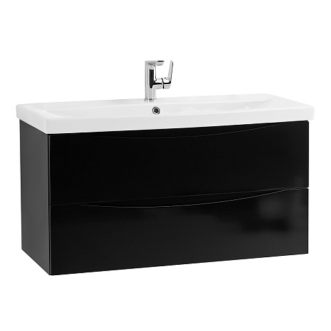 Тумба под раковину BelBagno Marino 100 см, Nero Lucido