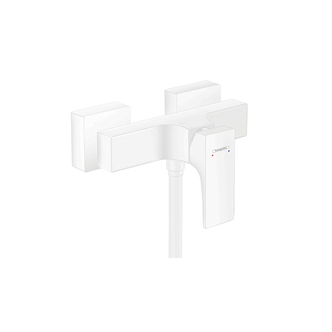 Hansgrohe HG Metropol Смеситель для душа, настенный, цвет: белый матовый, 32560700