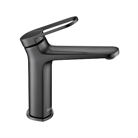 Смеситель для раковины Black&White Gravity GF-7109-GM, графит