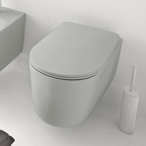 Унитаз безободковый подвесной Kerasan Nolita 531459, 55x35 см