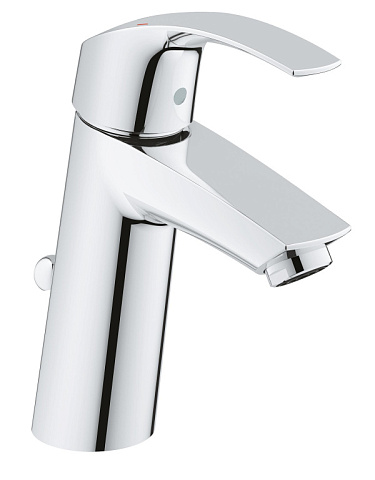 Смеситель для раковины Grohe Eurosmart 23322001 M-size с донным клапаном, хром