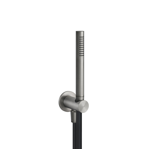 GESSI 316 Душевой комплект, + вывод, держатель, шланг 1,50 м и душевая лейка, цвет: steel brushed, 54023#239