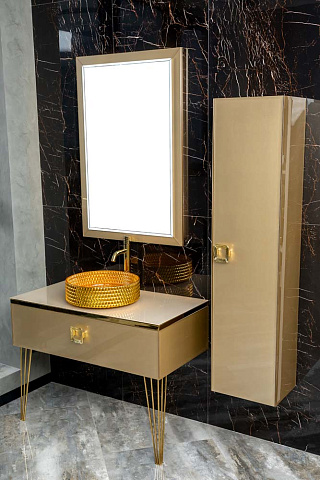 Консоль Armadi Art LUCIDO 100 см Светлое золото 304801 770-100-Light Gold