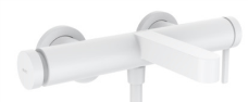 Смеситель для ванны,матовый белый Hansgrohe Finoris 76420700