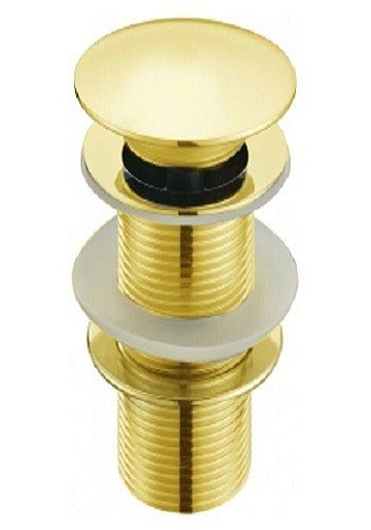 Донный клапан для раковины CeramaLux RD012, золото