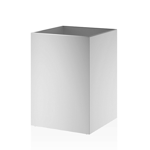 Decor Walther DW 112 Корзина для бумаги 20x20x30см, цвет: белый, 0607550