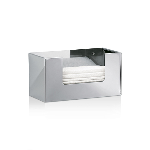 Decor Walther DW 117 Диспенсер для салфеток 27x13x14см, цвет: сталь полированная ЗАКАЗ ПО ЗАПРОСУ, 0818970