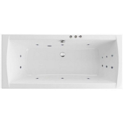 Ванна EXCELLENT Aquaria Lux 180x80 "SMART" (хром)