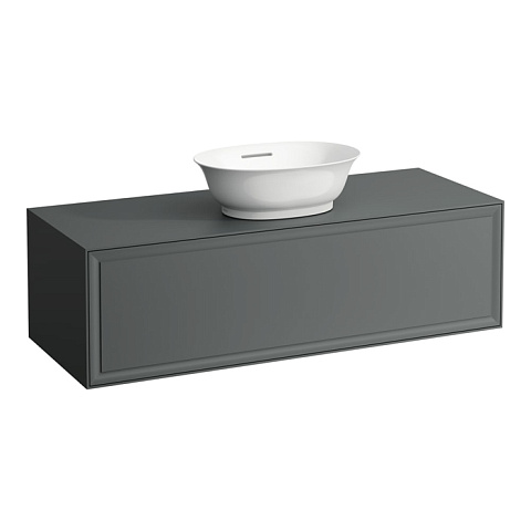 Laufen New Classic База под раковину подвесная , 1180х450х350 мм, 1 ящиком, цвет серый (для раковины 812852, 812853), 4.0602.1.085.627.1