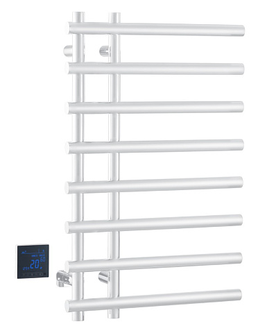 Полотенцесушитель электрический круглый сухой Boheme WHITE 722-MW