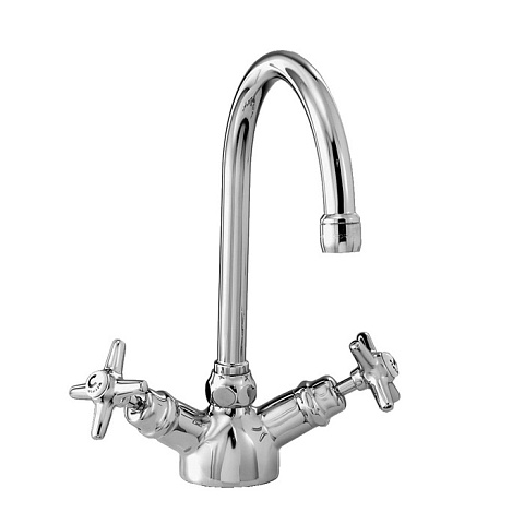 Stella Italica Смеситель для мойки на 1 отверстие 3230, цвет: хром, IT 04000 CR00