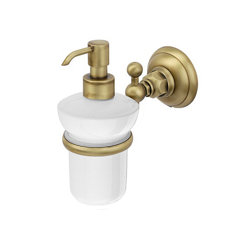 NICOLAZZI ACCESSORI CLASSICA Дозатор для жидкого мыла, подвесной, цвет Bronze Plated, 1489BZ
