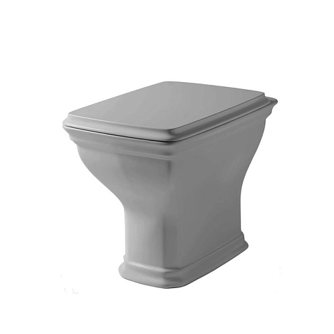 Artceram CIVITAS Унитаз напольный 36x54 см со сливом в стену, цвет: серый, CIV003 34 00